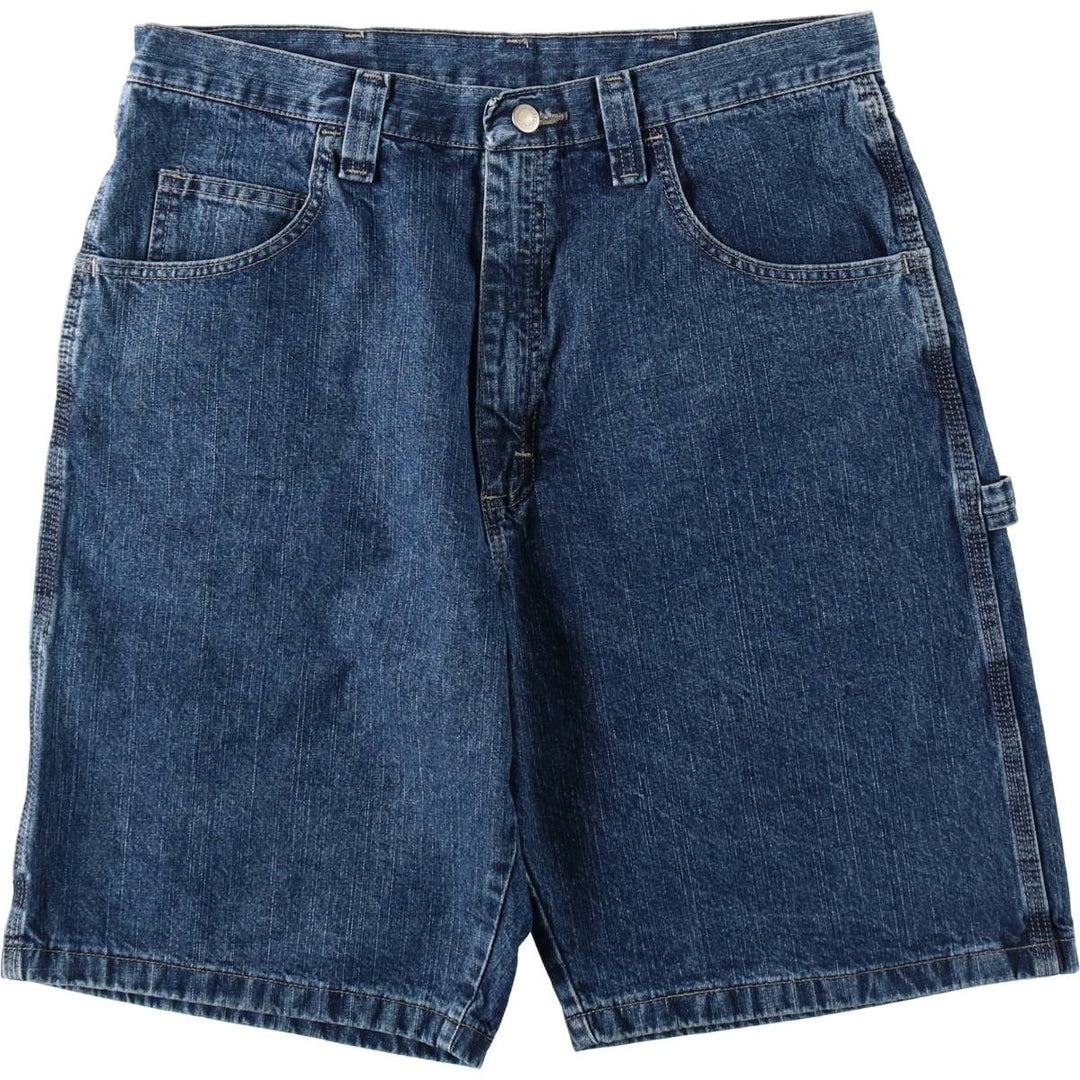 2000'S Wrangler denim painter shorts, men's size W35 (approx.) cotton blue type Vintage Second Hand