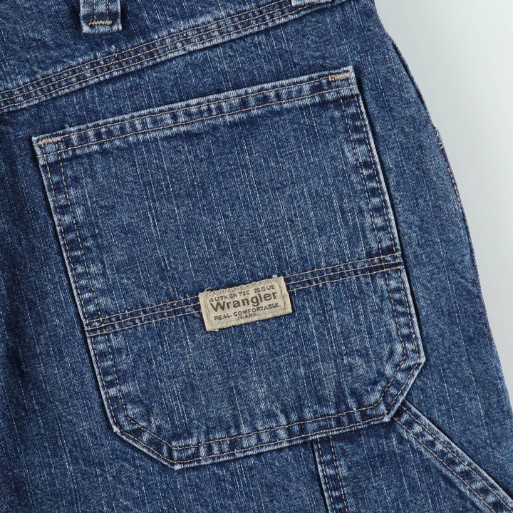2000'S Wrangler denim painter shorts, men's size W35 (approx.) cotton blue type Vintage Second Hand
