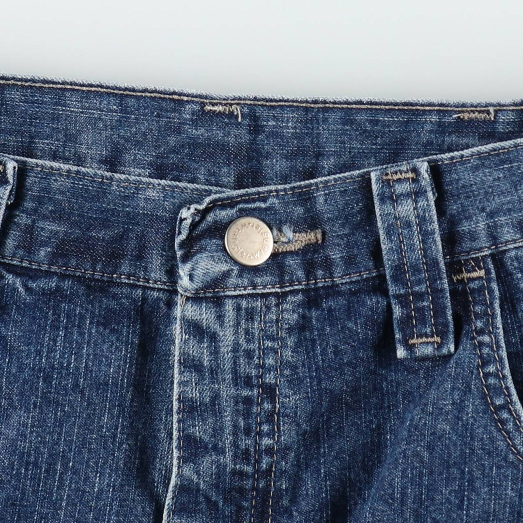2000'S Wrangler denim painter shorts, men's size W35 (approx.) cotton blue type Vintage Second Hand