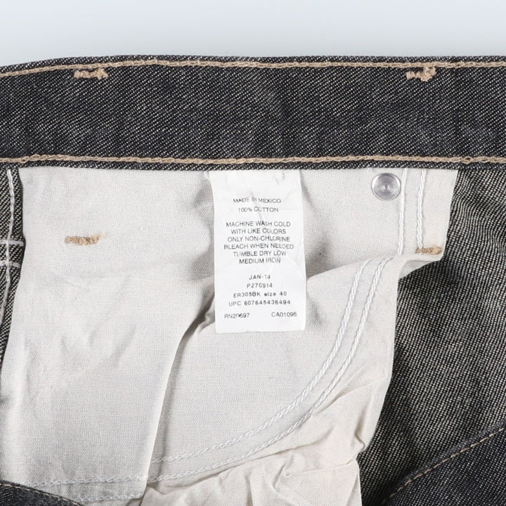 Big size Dickies black denim shorts, men's size W41 equivalent. cotton black type Vintage Second Hand