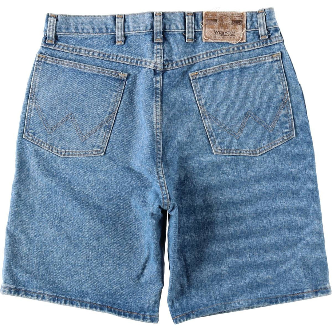90'S Wrangler denim shorts, made in USA, men's size W32 equivalent, vintage. cotton blue type Vintage Second Hand