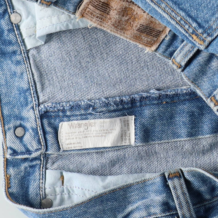 90'S Wrangler denim shorts, made in USA, men's size W32 equivalent, vintage. cotton blue type Vintage Second Hand