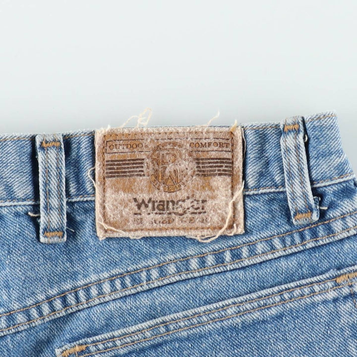 90'S Wrangler denim shorts, made in USA, men's size W32 equivalent, vintage. cotton blue type Vintage Second Hand