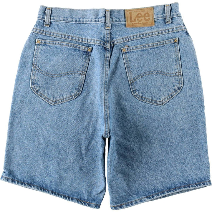 Lee denim shorts, made in the USA, men's size W31 (approx.). cotton blue type Vintage Second Hand