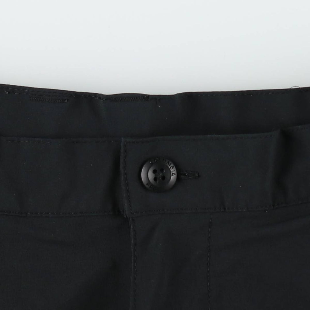 Columbia PFG OMNI-SHADE Fishing Nylon Shorts (Men's W35 equivalent) polyester black type Vintage Second Hand