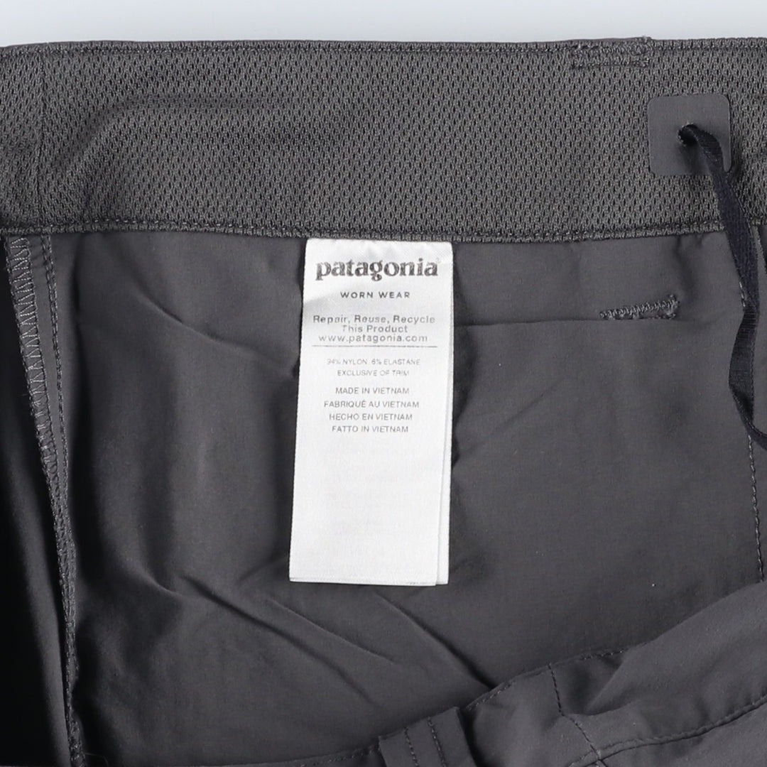 Patagonia Quandary Shorts 57826SP19 Nylon Shorts Men's W32 equivalent Nylon gray type Vintage Second Hand