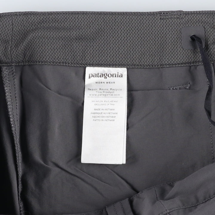 Patagonia Quandary Shorts 57826SP19 Nylon Shorts Men's W32 equivalent Nylon gray type Vintage Second Hand