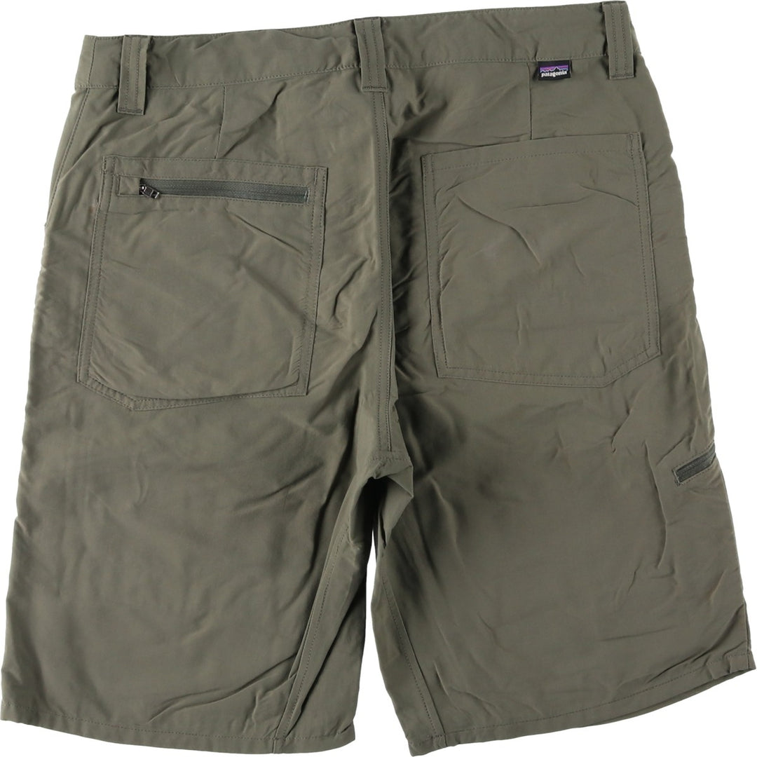 Patagonia Quandary Shorts 57826SP21 Nylon Shorts Men's W32 equivalent Nylon Khaki type Vintage Second Hand