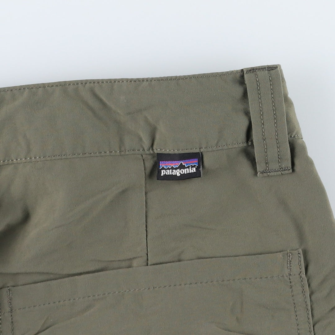 Patagonia Quandary Shorts 57826SP21 Nylon Shorts Men's W32 equivalent Nylon Khaki type Vintage Second Hand