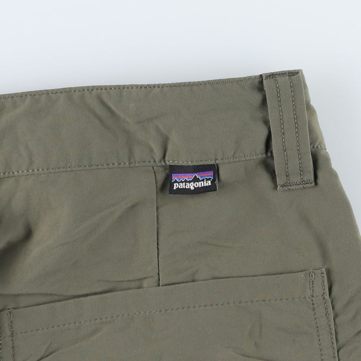 Patagonia Quandary Shorts 57826SP21 Nylon Shorts Men's W32 equivalent Nylon Khaki type Vintage Second Hand