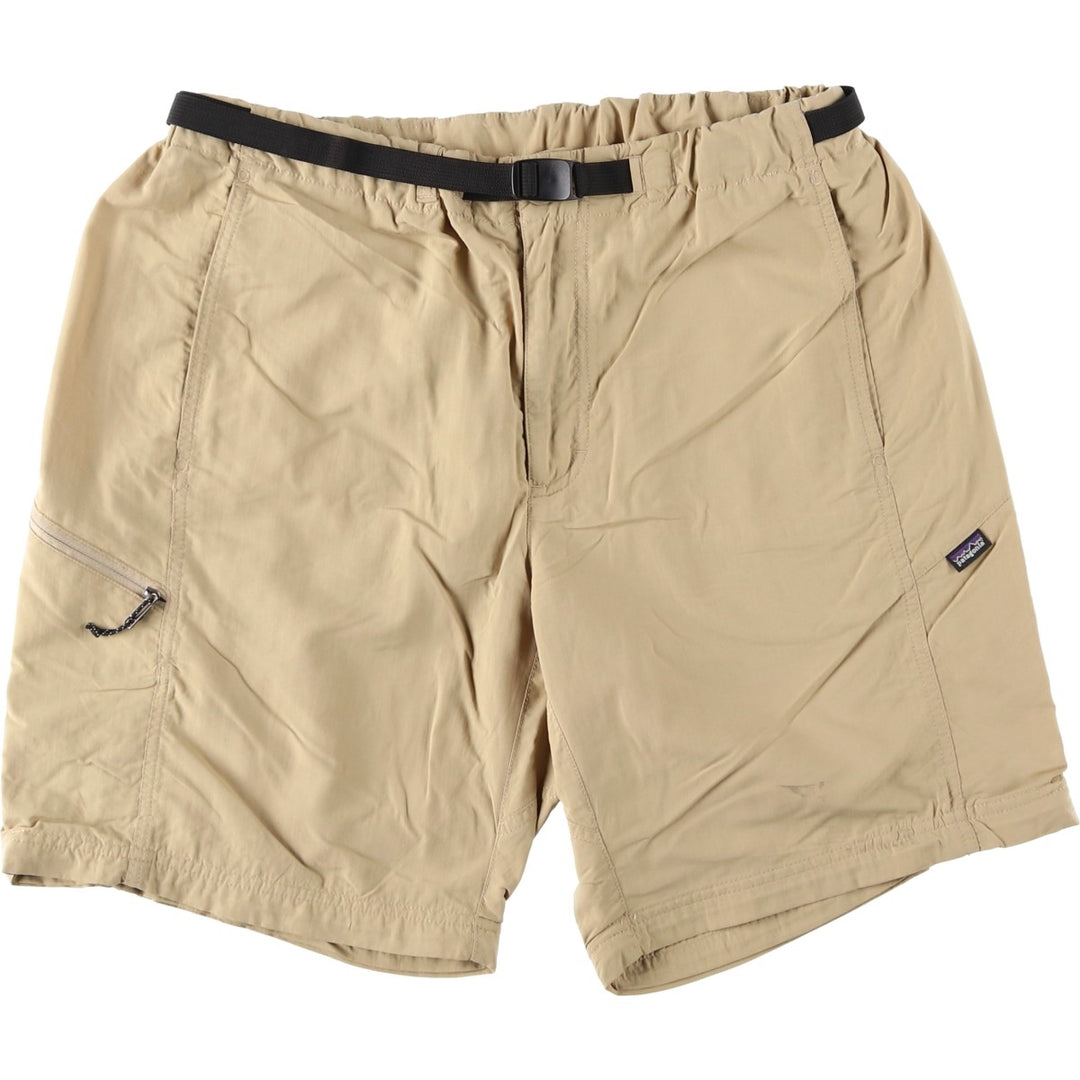 Patagonia GI III Zip-Off Pants 55047SP12 Nylon Shorts (Men's Size L) Nylon Beige type Vintage Second Hand