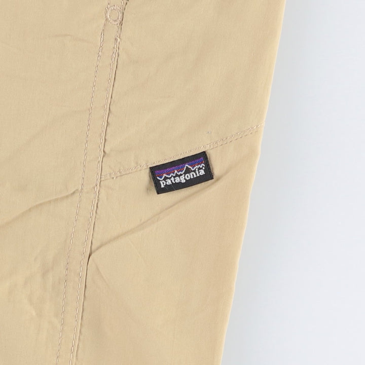 Patagonia GI III Zip-Off Pants 55047SP12 Nylon Shorts (Men's Size L) Nylon Beige type Vintage Second Hand
