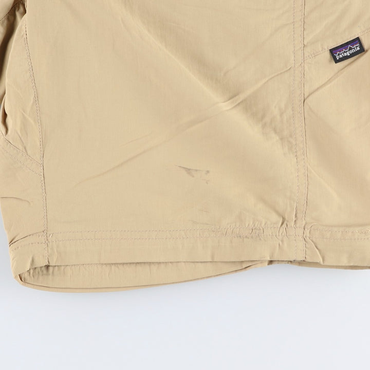 Patagonia GI III Zip-Off Pants 55047SP12 Nylon Shorts (Men's Size L) Nylon Beige type Vintage Second Hand