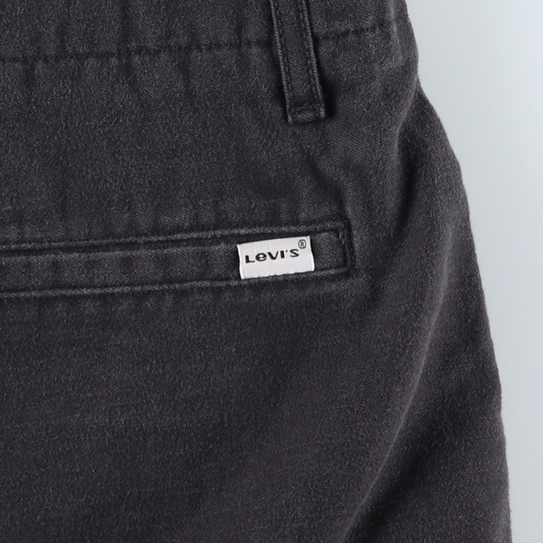 Levi's cargo shorts, men's size W38 (approx.) cotton black type Vintage Second Hand