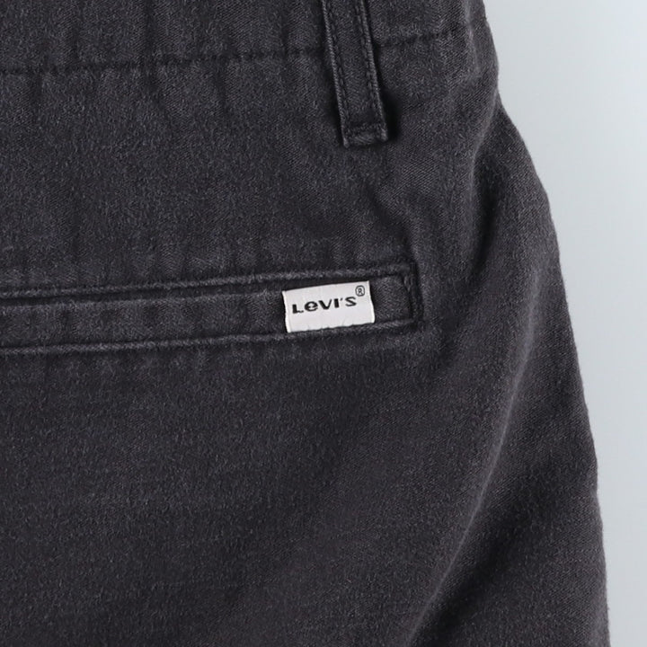 Levi's cargo shorts, men's size W38 (approx.) cotton black type Vintage Second Hand