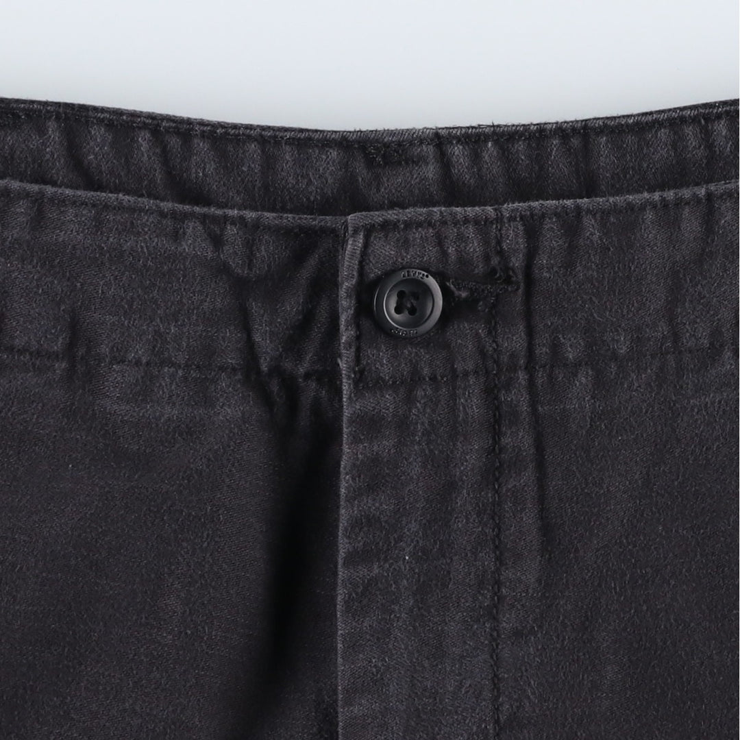 Levi's cargo shorts, men's size W38 (approx.) cotton black type Vintage Second Hand