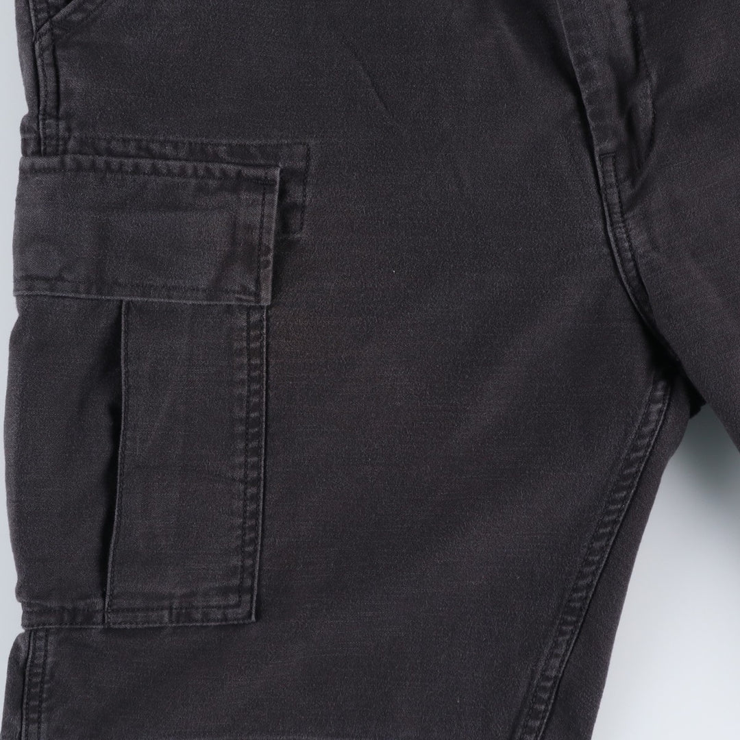 Levi's cargo shorts, men's size W38 (approx.) cotton black type Vintage Second Hand