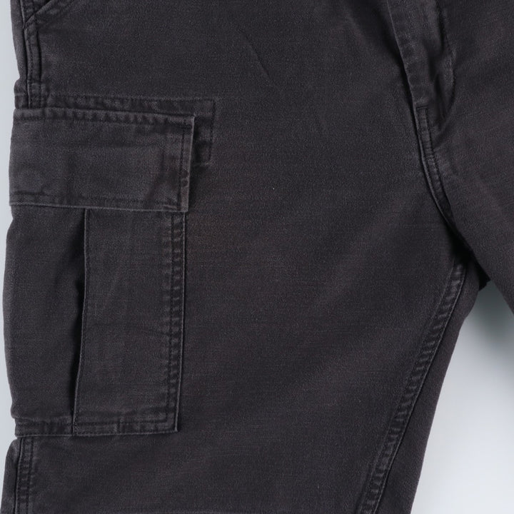 Levi's cargo shorts, men's size W38 (approx.) cotton black type Vintage Second Hand