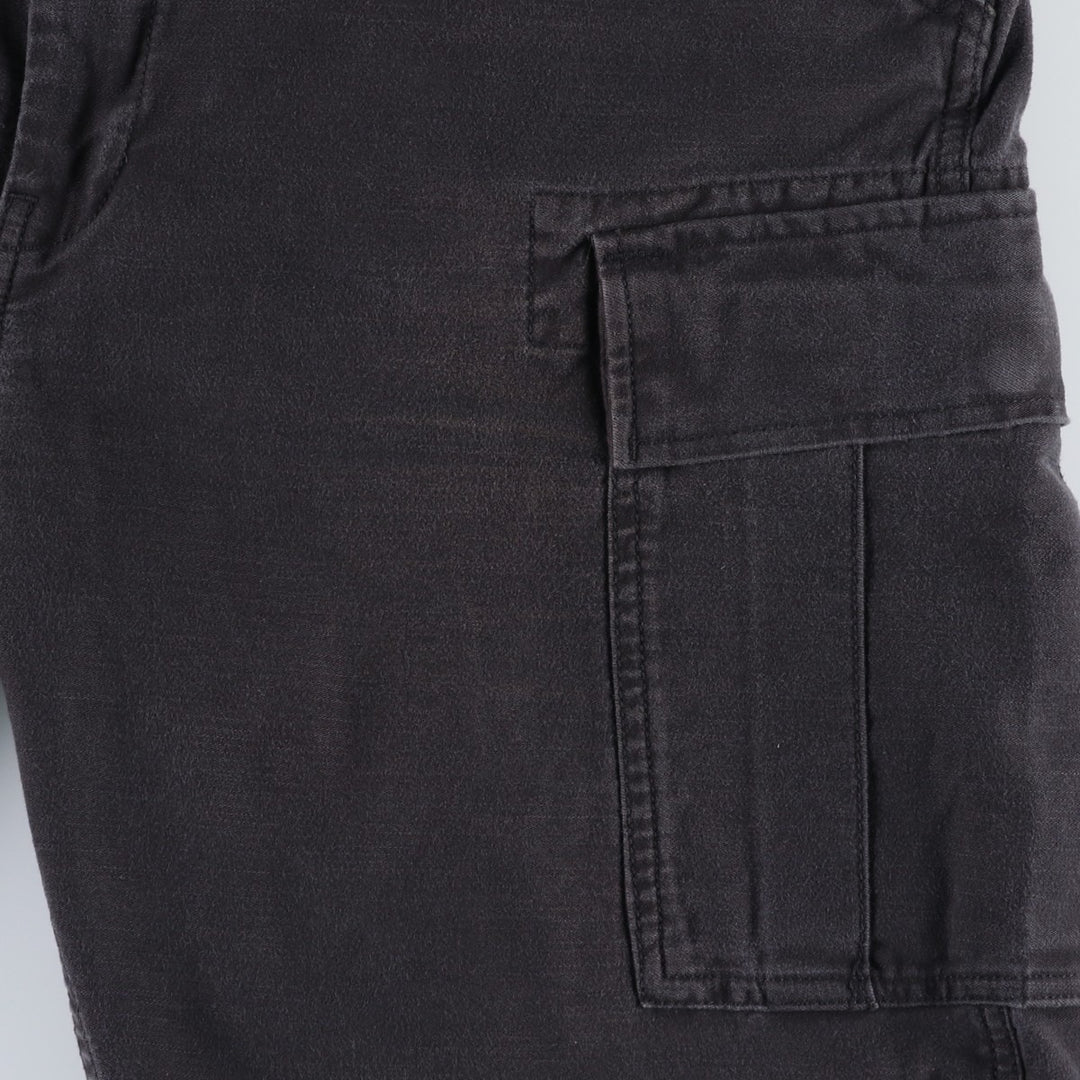 Levi's cargo shorts, men's size W38 (approx.) cotton black type Vintage Second Hand