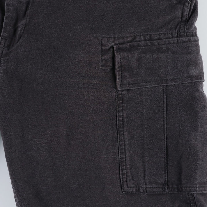 Levi's cargo shorts, men's size W38 (approx.) cotton black type Vintage Second Hand