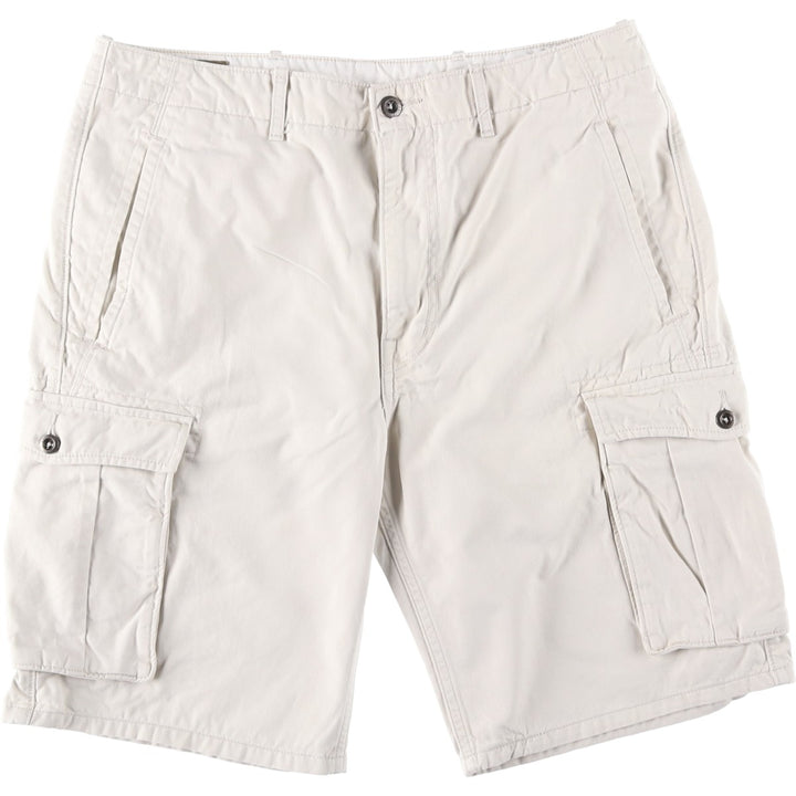 Levi's cargo shorts, men's size W36 (approx.) cotton white type Vintage Second Hand