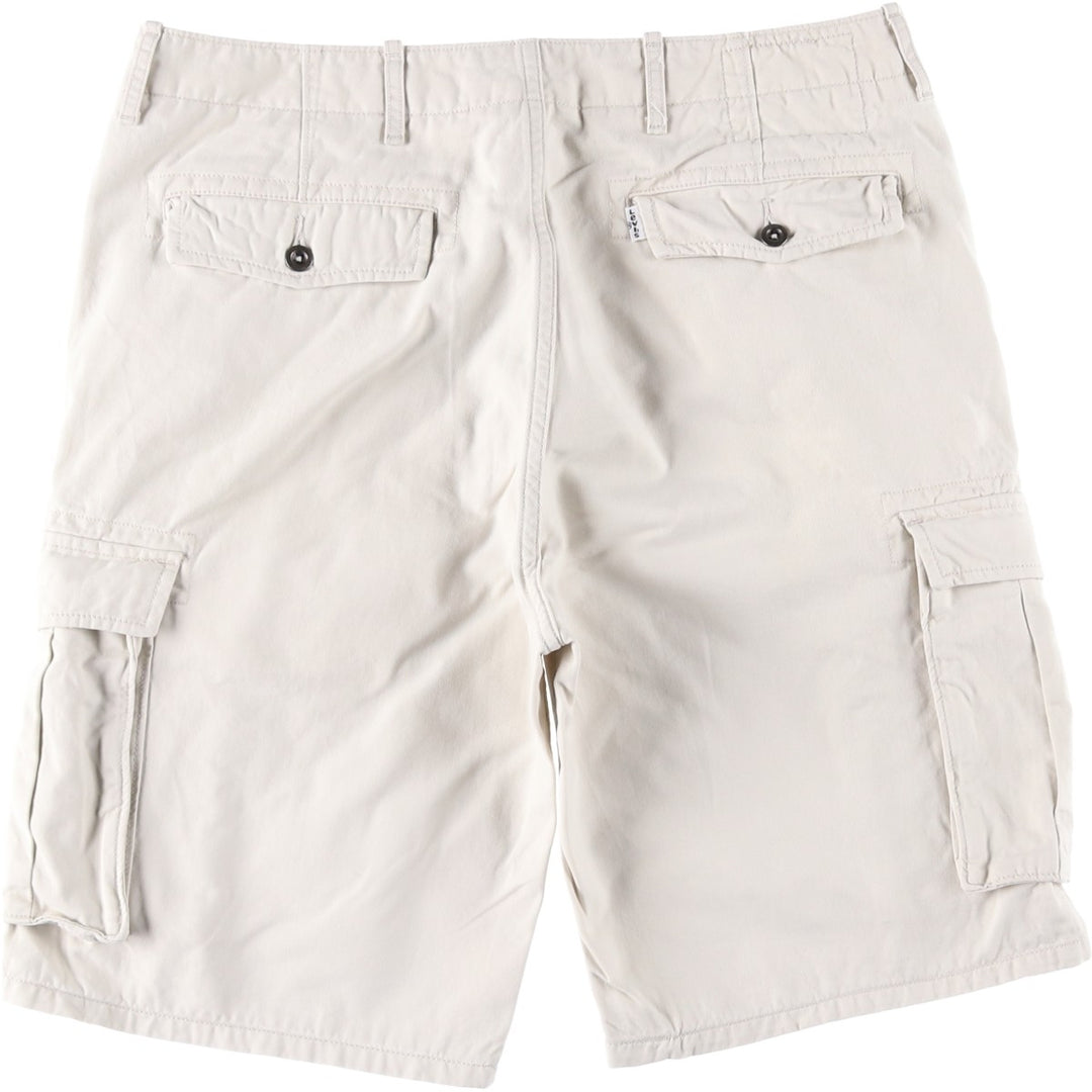 Levi's cargo shorts, men's size W36 (approx.) cotton white type Vintage Second Hand
