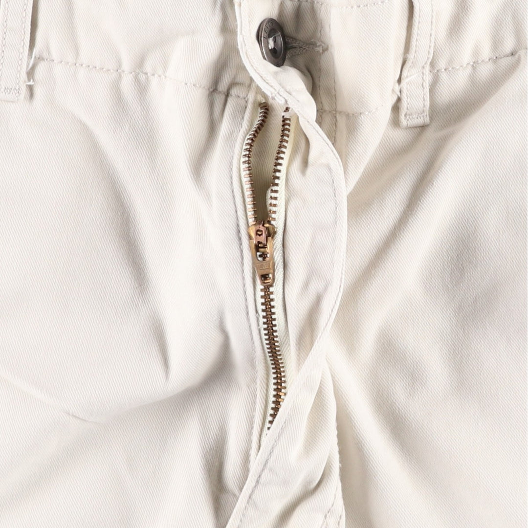 Levi's cargo shorts, men's size W36 (approx.) cotton white type Vintage Second Hand