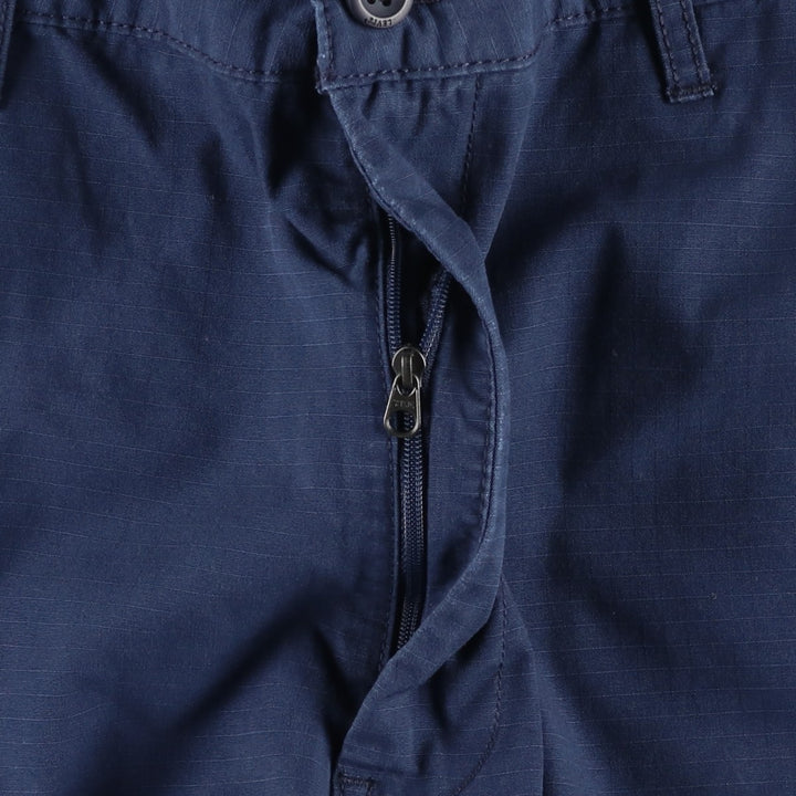 Levi's cargo shorts, men's size W36 (approx.) cotton navy blue type Vintage Second Hand