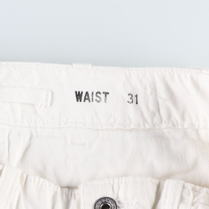 Ralph Lauren POLO RALPH LAUREN cargo shorts, men's size W31 (approx.) cotton white type Vintage Second Hand