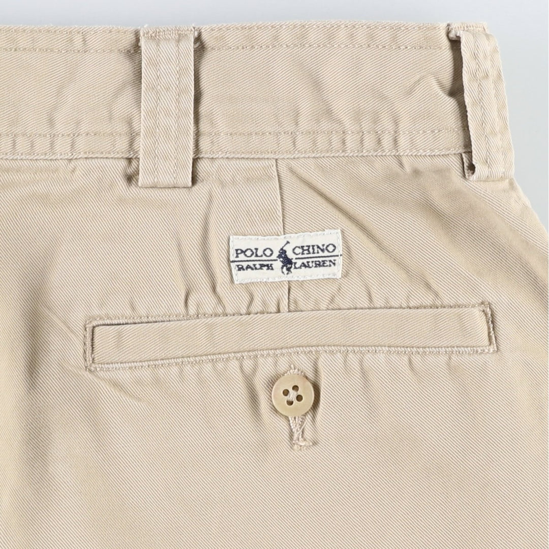 Ralph Lauren POLO by Ralph Lauren cargo shorts, short pants, men's size w36 cotton Beige type Vintage Second Hand