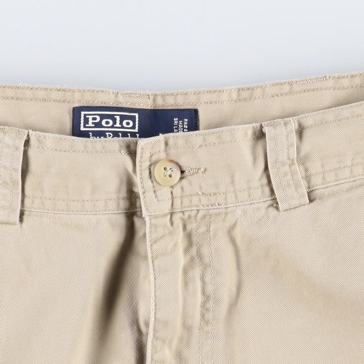 Ralph Lauren POLO by Ralph Lauren cargo shorts, short pants, men's size w36 cotton Beige type Vintage Second Hand