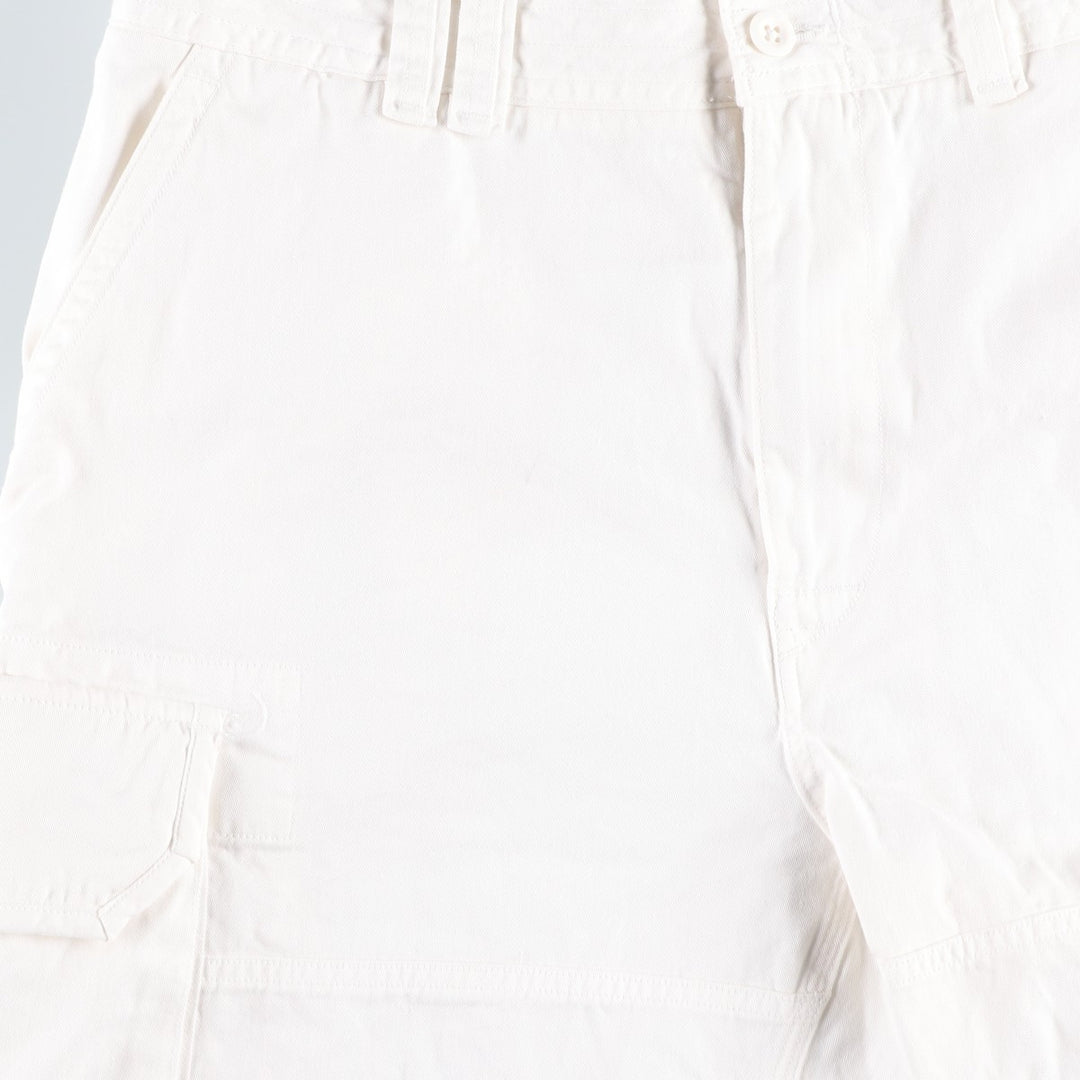 Ralph Lauren POLO RALPH LAUREN cargo shorts, men's size W36 cotton white type Vintage Second Hand