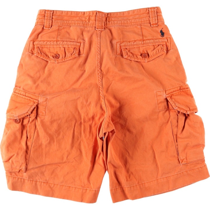 Ralph Lauren POLO by Ralph Lauren cargo shorts, short pants, men's size w32 cotton orange type Vintage Second Hand