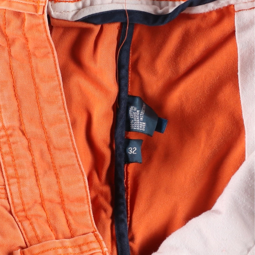 Ralph Lauren POLO by Ralph Lauren cargo shorts, short pants, men's size w32 cotton orange type Vintage Second Hand