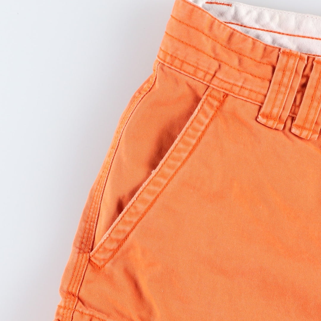 Ralph Lauren POLO by Ralph Lauren cargo shorts, short pants, men's size w32 cotton orange type Vintage Second Hand