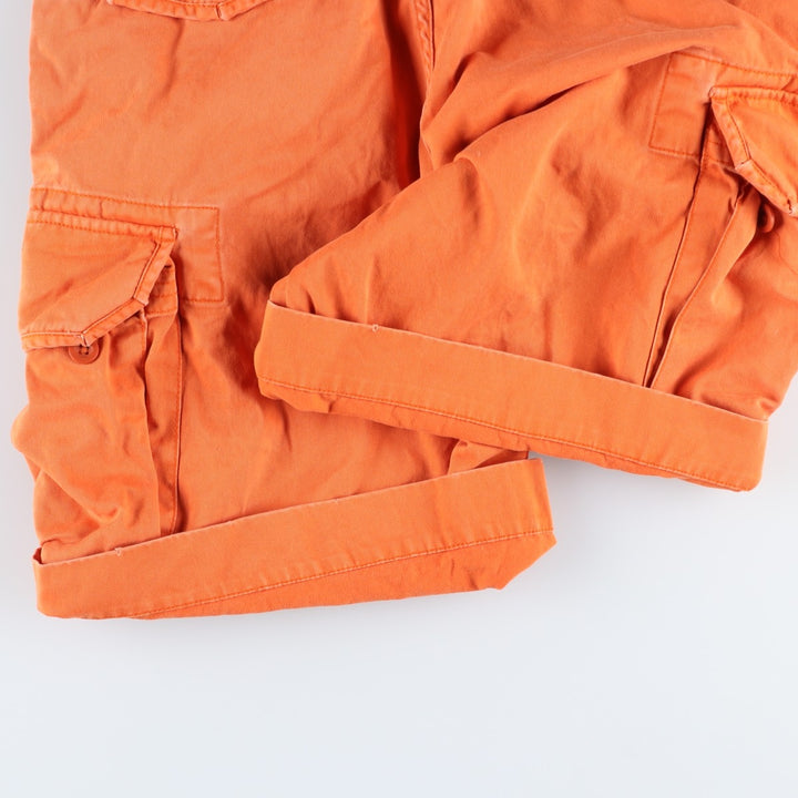 Ralph Lauren POLO by Ralph Lauren cargo shorts, short pants, men's size w32 cotton orange type Vintage Second Hand