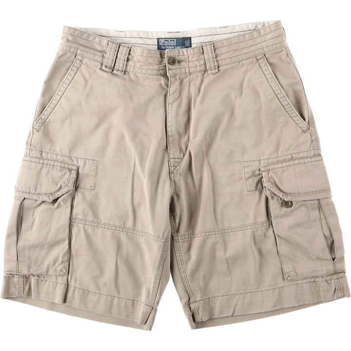 Ralph Lauren POLO by Ralph Lauren cargo shorts, half pants, men's w35 equivalent cotton Beige type Vintage Second Hand