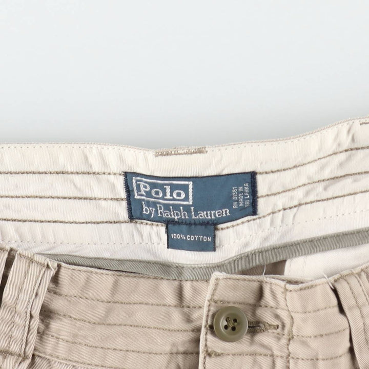 Ralph Lauren POLO by Ralph Lauren cargo shorts, half pants, men's w35 equivalent cotton Beige type Vintage Second Hand