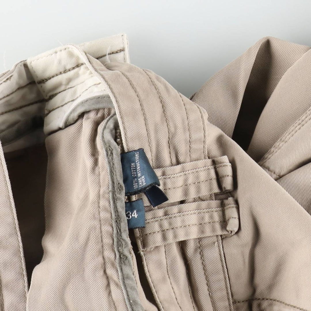 Ralph Lauren POLO by Ralph Lauren cargo shorts, half pants, men's w35 equivalent cotton Beige type Vintage Second Hand