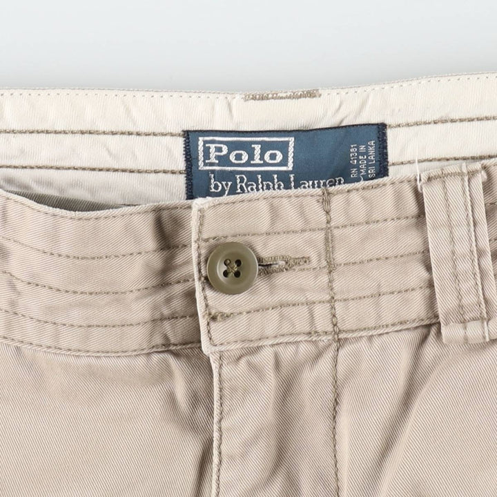 Ralph Lauren POLO by Ralph Lauren cargo shorts, half pants, men's w35 equivalent cotton Beige type Vintage Second Hand