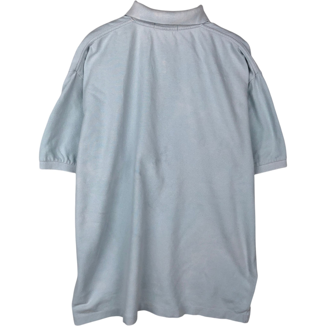 Ralph Lauren POLO by Ralph Lauren short sleeve polo shirt, men's size L unclear Blue type light blue Vintage Second Hand