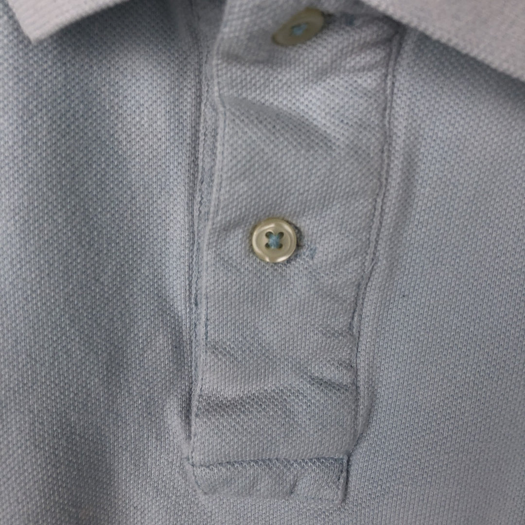 Ralph Lauren POLO by Ralph Lauren short sleeve polo shirt, men's size L unclear Blue type light blue Vintage Second Hand