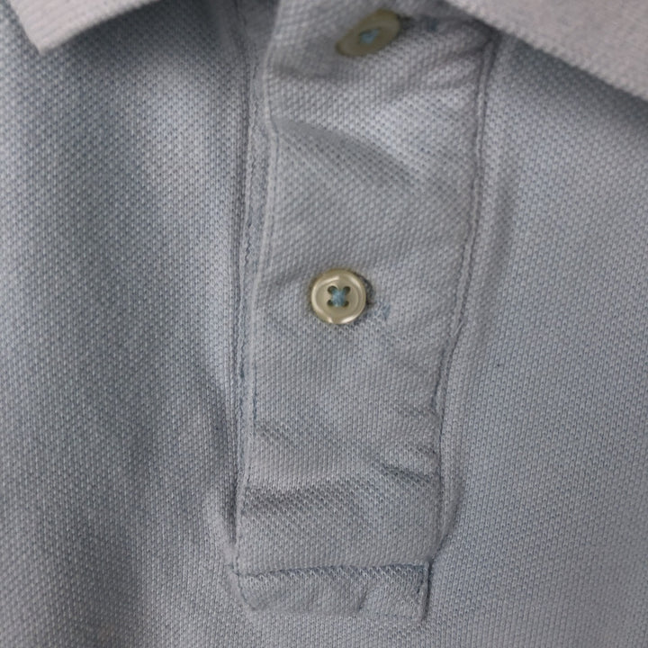 Ralph Lauren POLO by Ralph Lauren short sleeve polo shirt, men's size L unclear Blue type light blue Vintage Second Hand