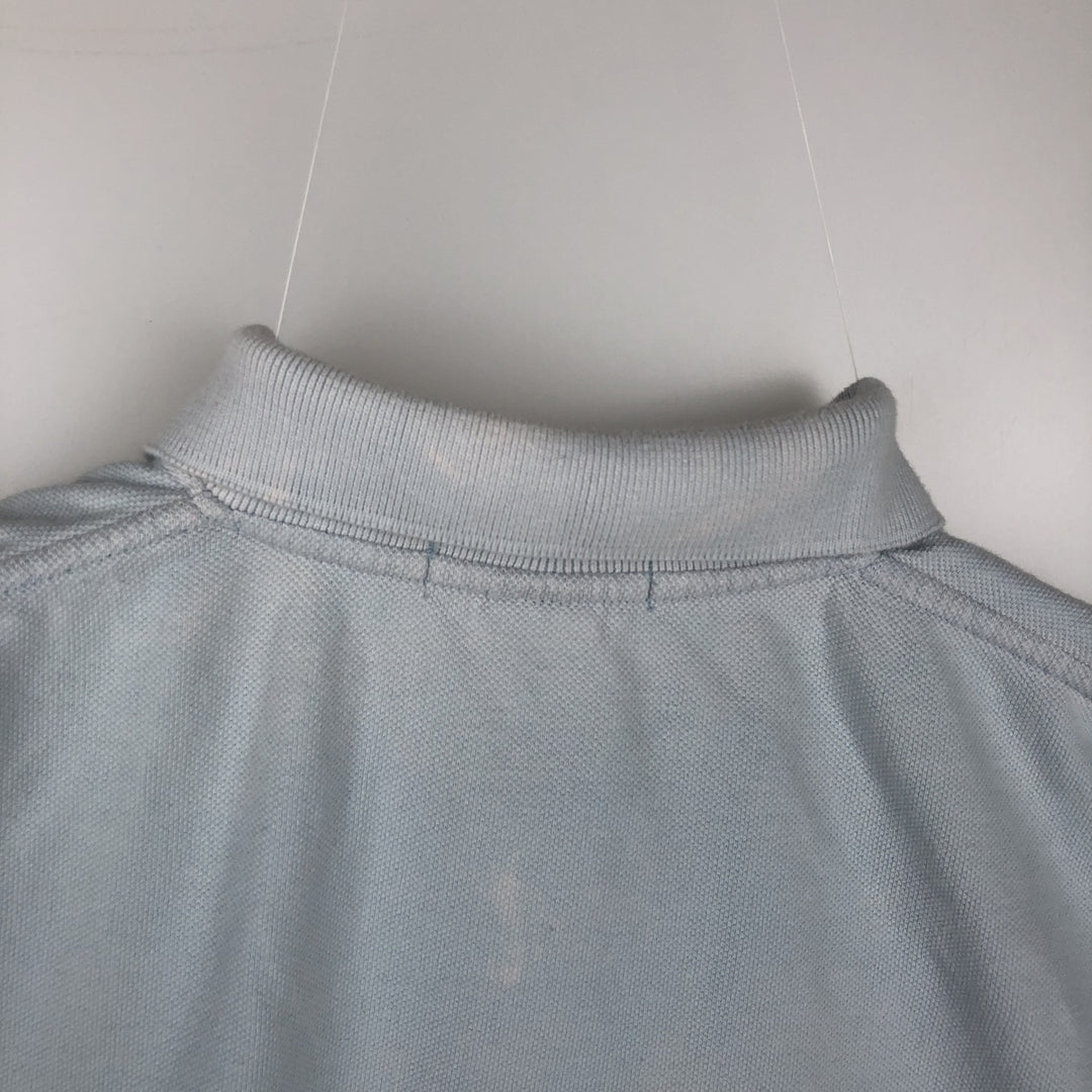 Ralph Lauren POLO by Ralph Lauren short sleeve polo shirt, men's size L unclear Blue type light blue Vintage Second Hand