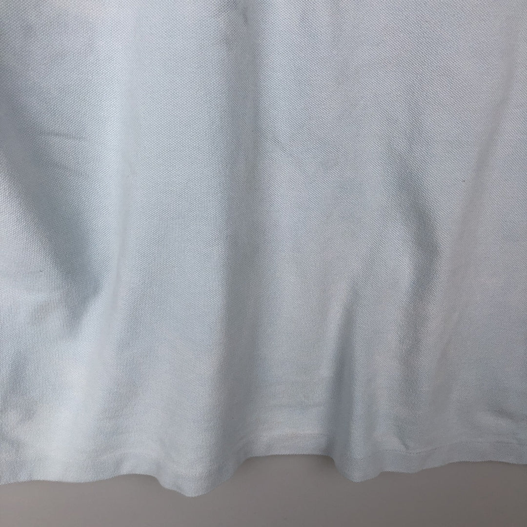 Ralph Lauren POLO by Ralph Lauren short sleeve polo shirt, men's size L unclear Blue type light blue Vintage Second Hand