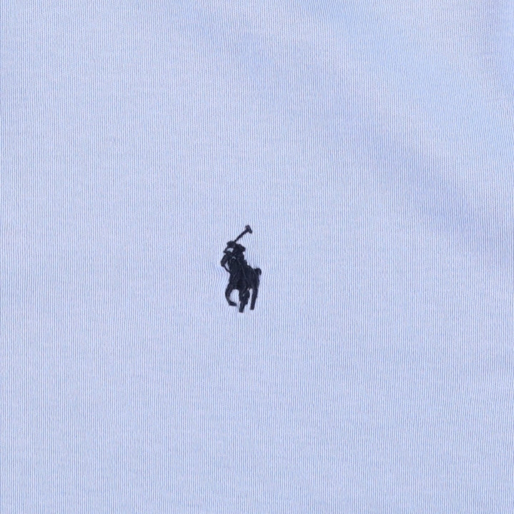 Ralph Lauren POLO by Ralph Lauren short sleeve polo shirt, men's size L cotton Blue type light blue Vintage Second Hand