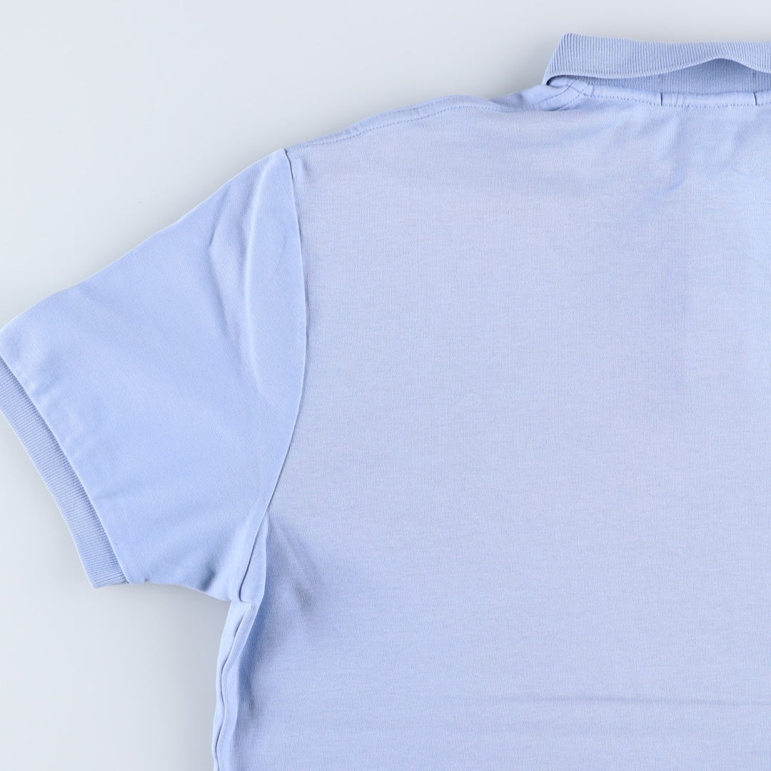 Ralph Lauren POLO by Ralph Lauren short sleeve polo shirt, men's size L cotton Blue type light blue Vintage Second Hand