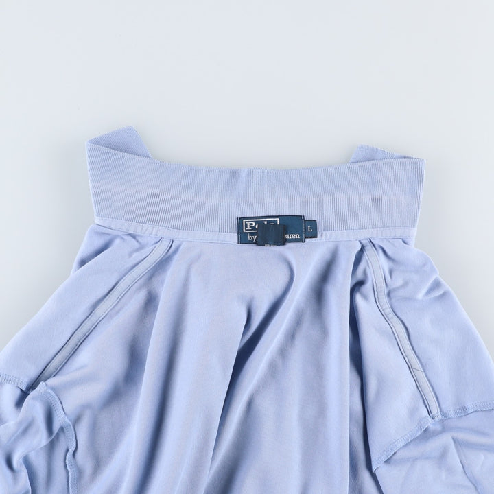 Ralph Lauren POLO by Ralph Lauren short sleeve polo shirt, men's size L cotton Blue type light blue Vintage Second Hand