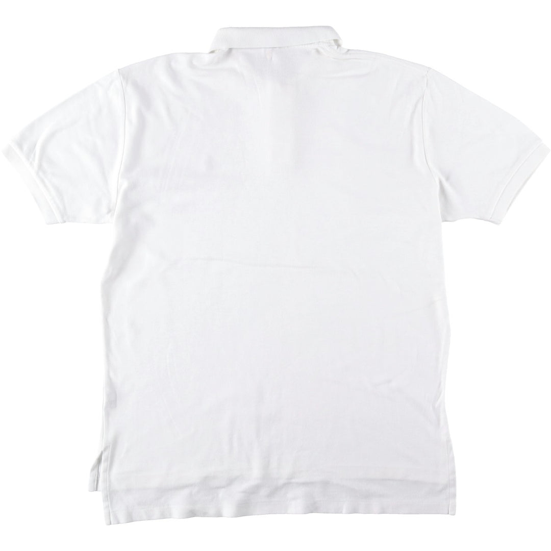 Ralph Lauren POLO by Ralph Lauren short sleeve polo shirt, men's size L cotton white type Vintage Second Hand