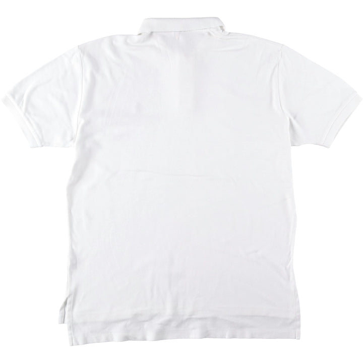 Ralph Lauren POLO by Ralph Lauren short sleeve polo shirt, men's size L cotton white type Vintage Second Hand